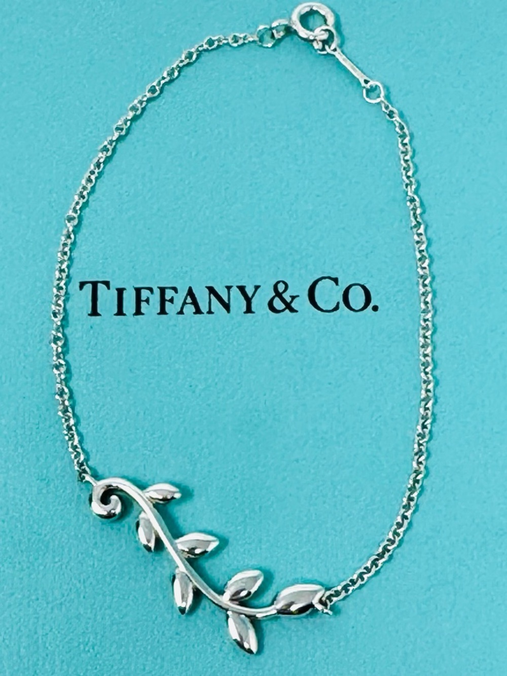 Tiffany & Co. Paloma Picasso Olive Leave Bracelet.